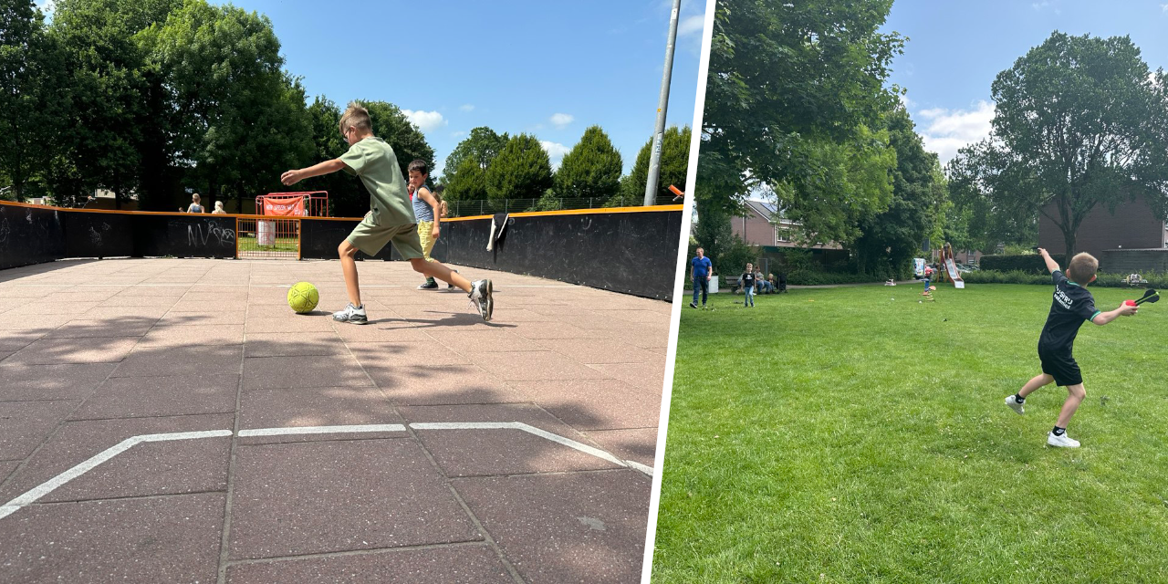 Foto: Nationale Buitenspeeldag in Nunspeet en Elspeet: een middag vol actief speelplezier
