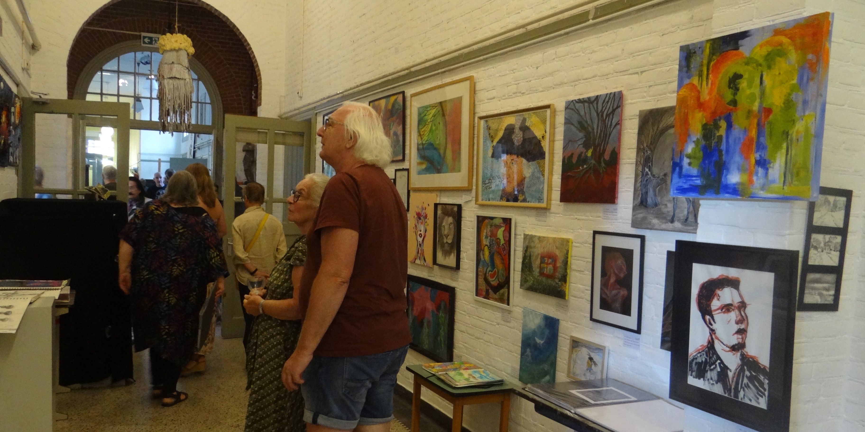 Foto: Eindejaars Expositie Vrije Academie Nunspeet druk bezocht