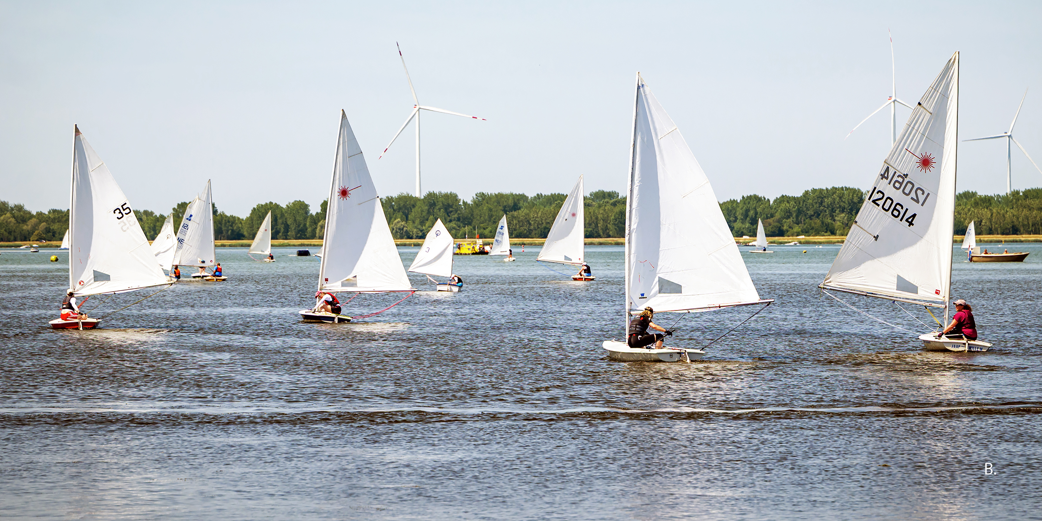 Foto: Zonnige zeildag en midzomerfeest bij WV Veluwemeer