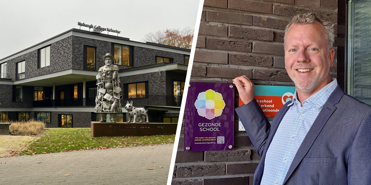 Foto: Nuborgh College Veluvine officieel erkend als Gezonde School