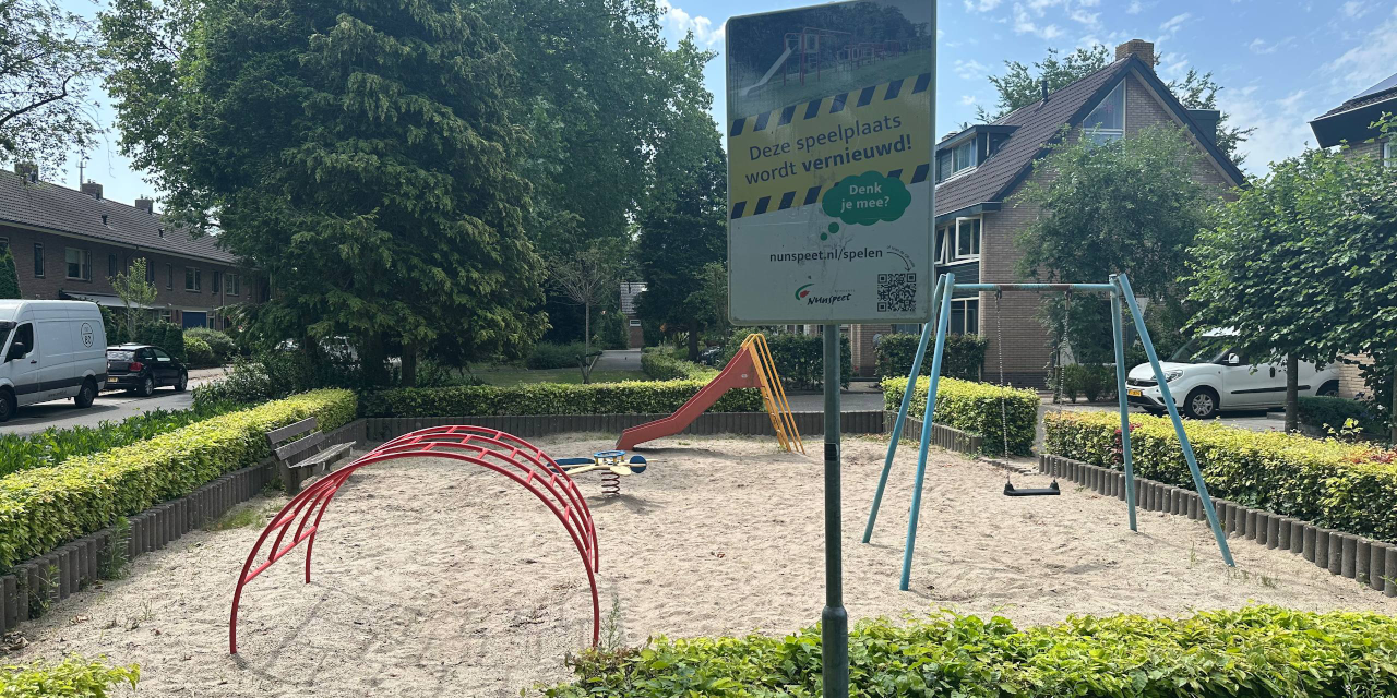 Foto: Herinrichting zes speelplekken in 2026: denk mee over het ontwerp