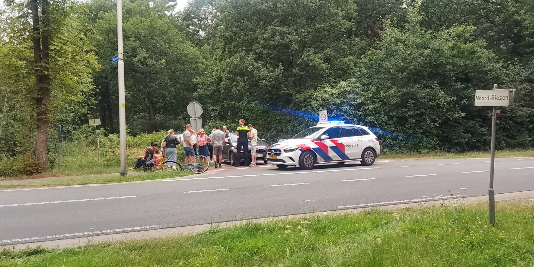 Foto: Aanrijding met letsel in Uddel