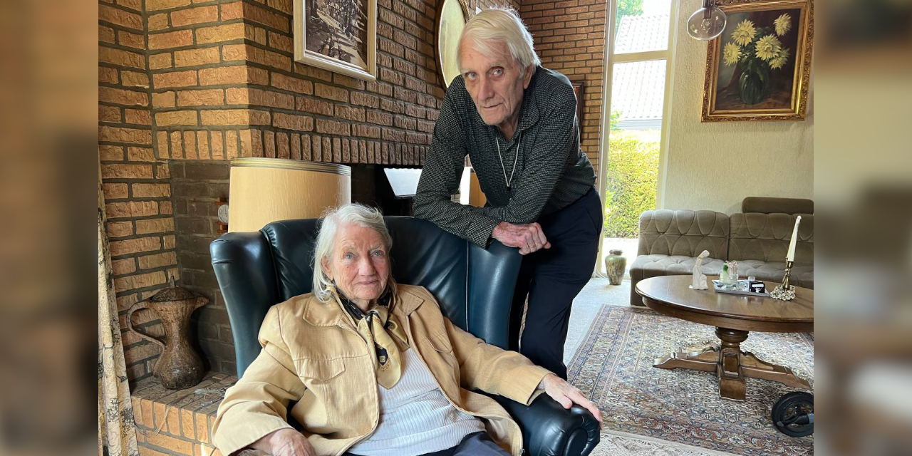 Foto: 65 jaar getrouwd: Theo en Tony Appels vieren hun briljanten huwelijk