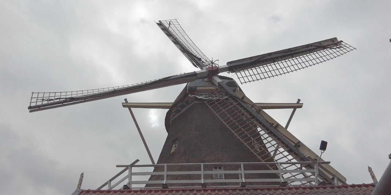 Foto: De wieken draaien weer: oplevering molen De Hoop in Harderwijk
