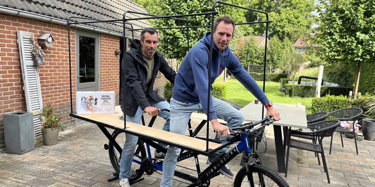 Foto: Nunspeters doen mee aan tv-programma Red Bull Stalen Ros: "Moet lukken!"
