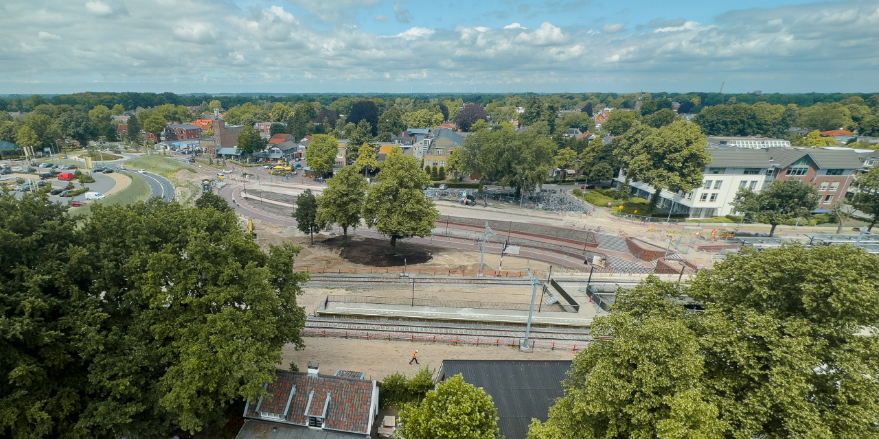 Foto: Laatste fase werkzaamheden stationsgebied Nunspeet van start