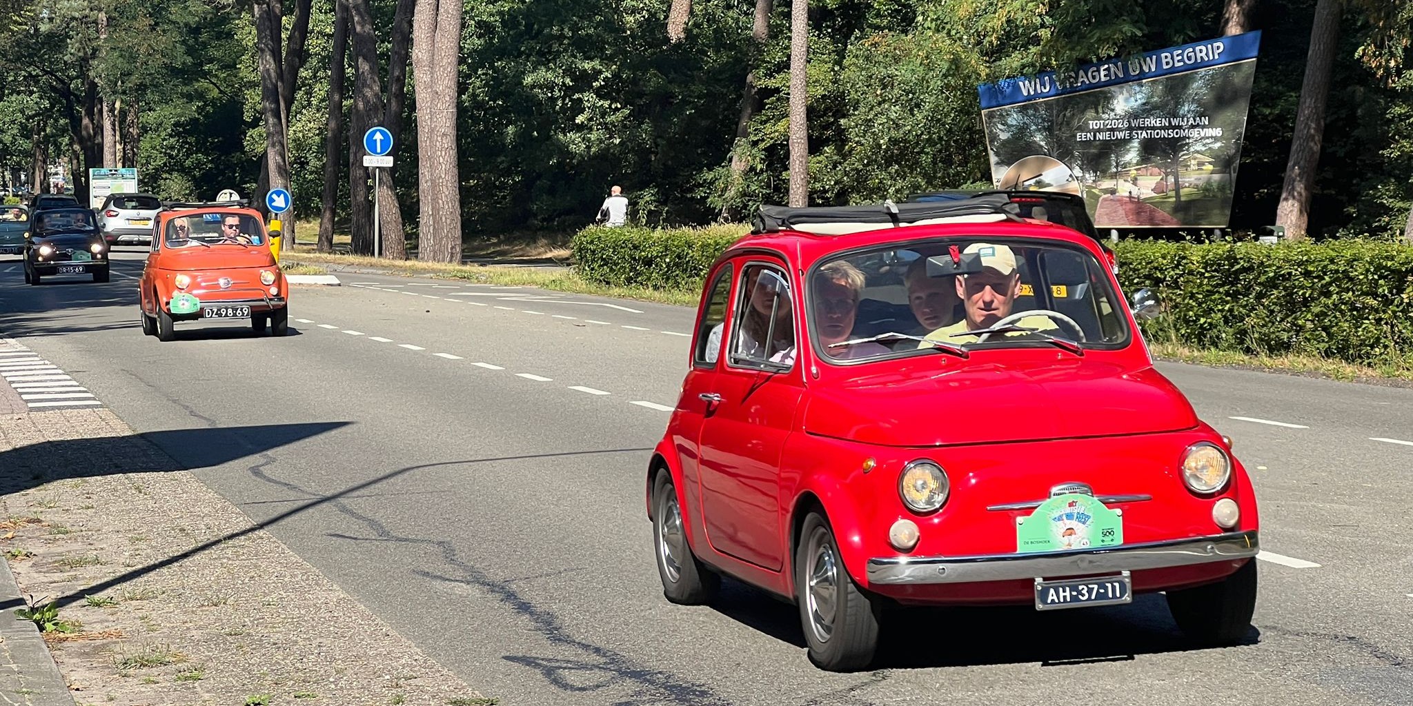 Foto: Fiat 500 Club Nederland viert 45-jarig bestaan op de Veluwe