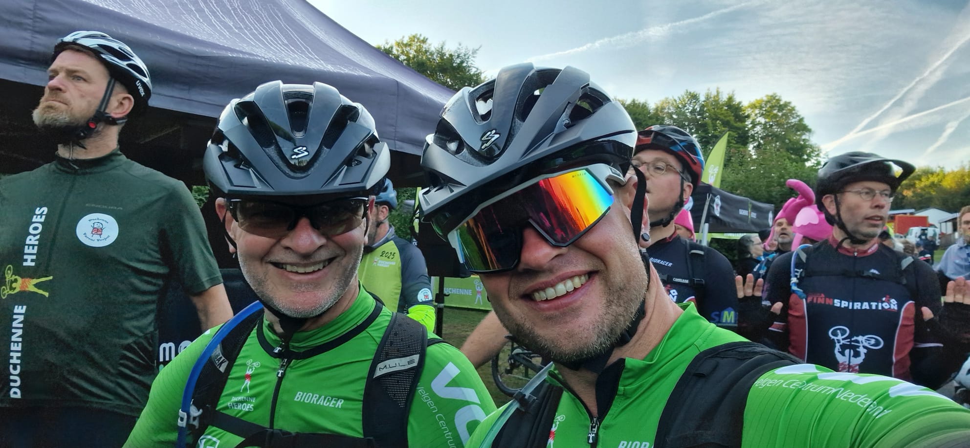 Foto: Fietsuitdaging Duchenne Heroes afgesloten met prachtige opbrengst