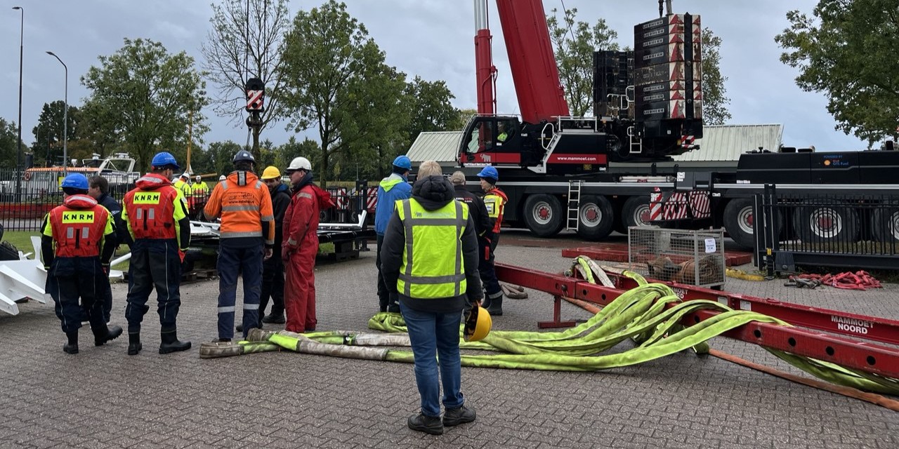 Foto: Boothuis van KNRM reddingstation Elburg klaar voor grootschalige renovatie