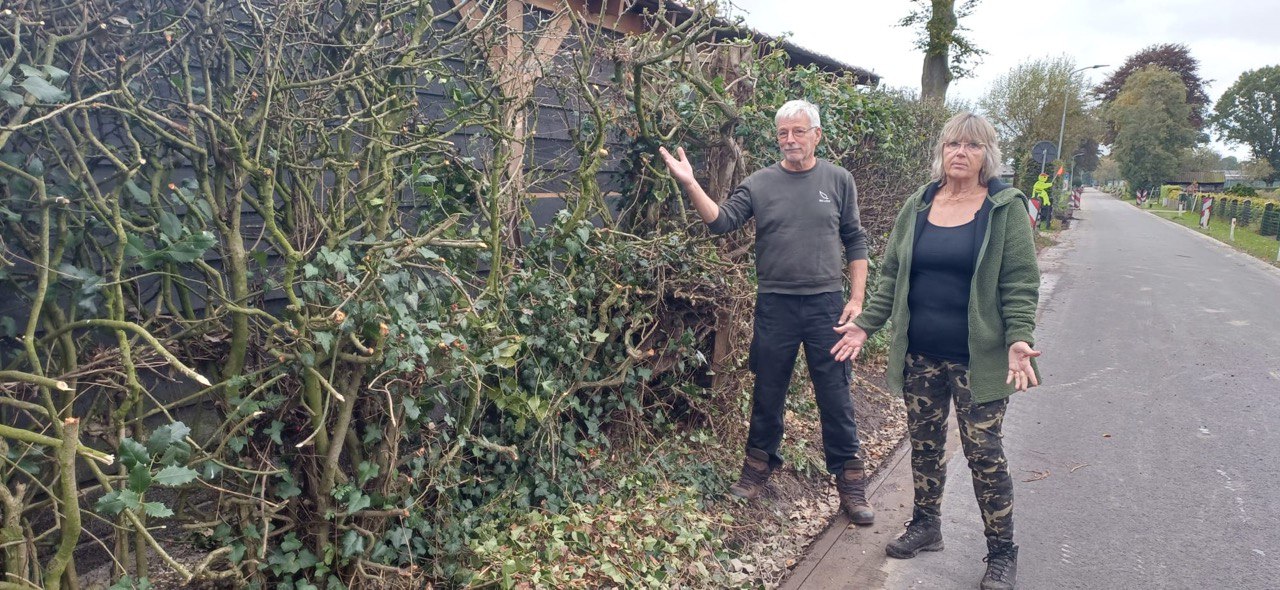 Foto: Bewoners bieden manifest aan na conflict over Varelseweg en heg in Hulshorst