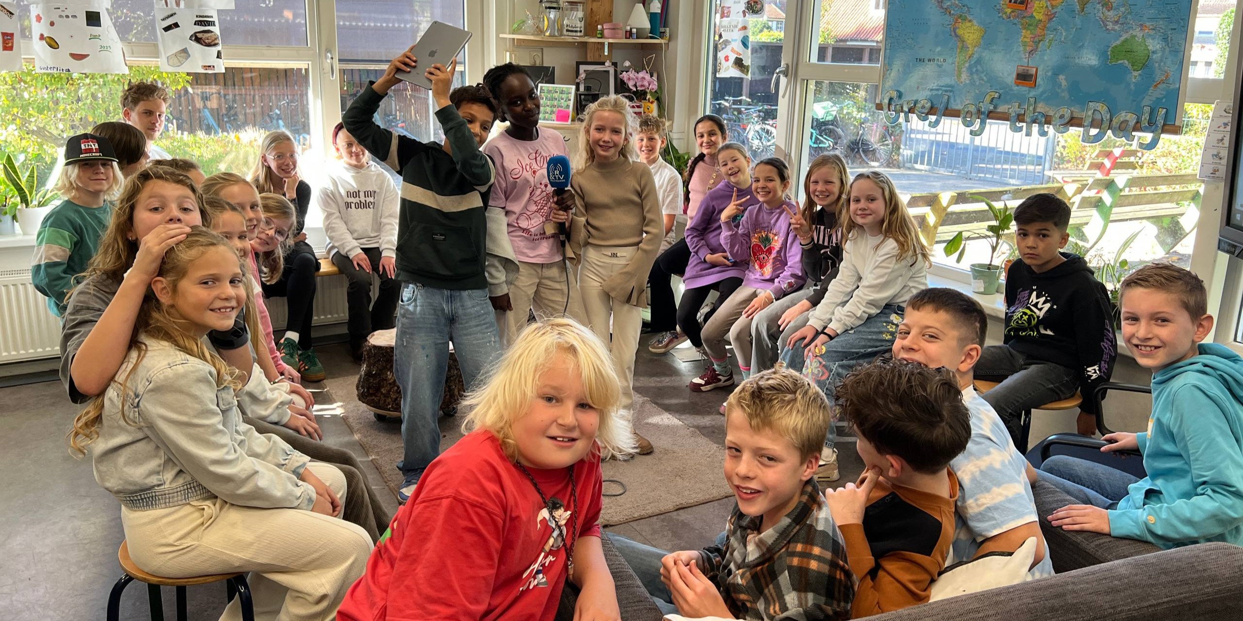 Foto: Franciscusschool strijdt mee tegen elektronisch afval tijdens E-waste Race