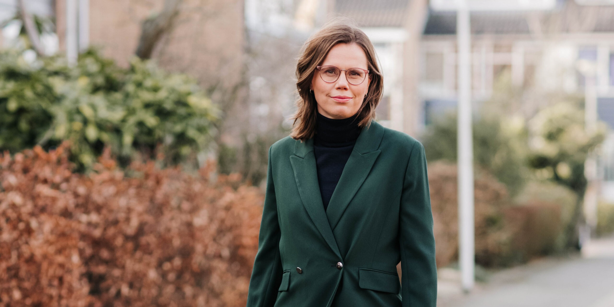 Foto: CU-lijsttrekker Mirjam Bikker op bezoek in de Noordwest Veluwe