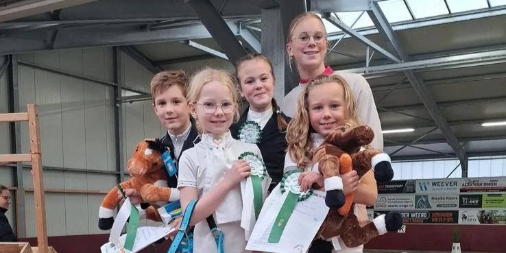 Foto: Ponyclub Klein Maar Dapper boekt fraaie successen in herfstvakantie