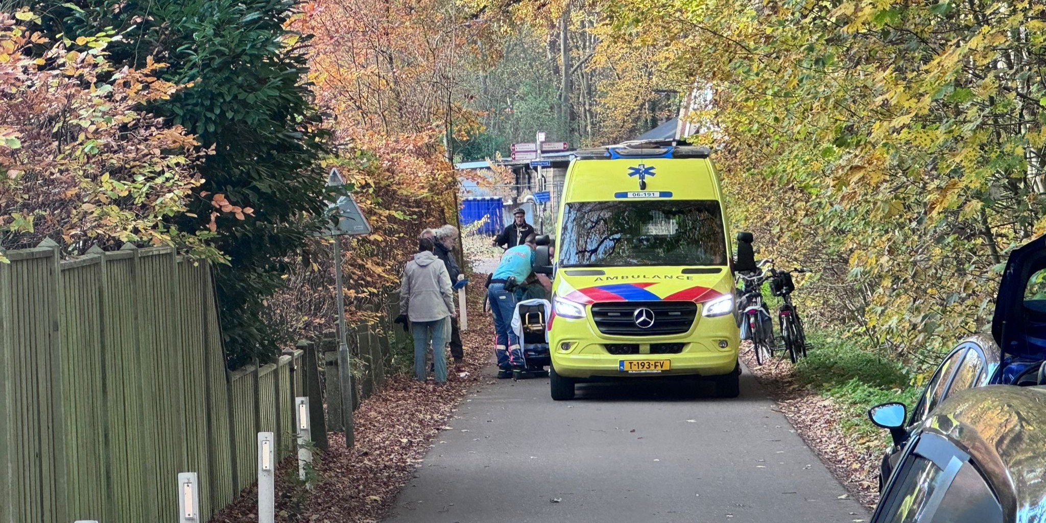 Foto: Fietser gewond bij val in Hulshorst