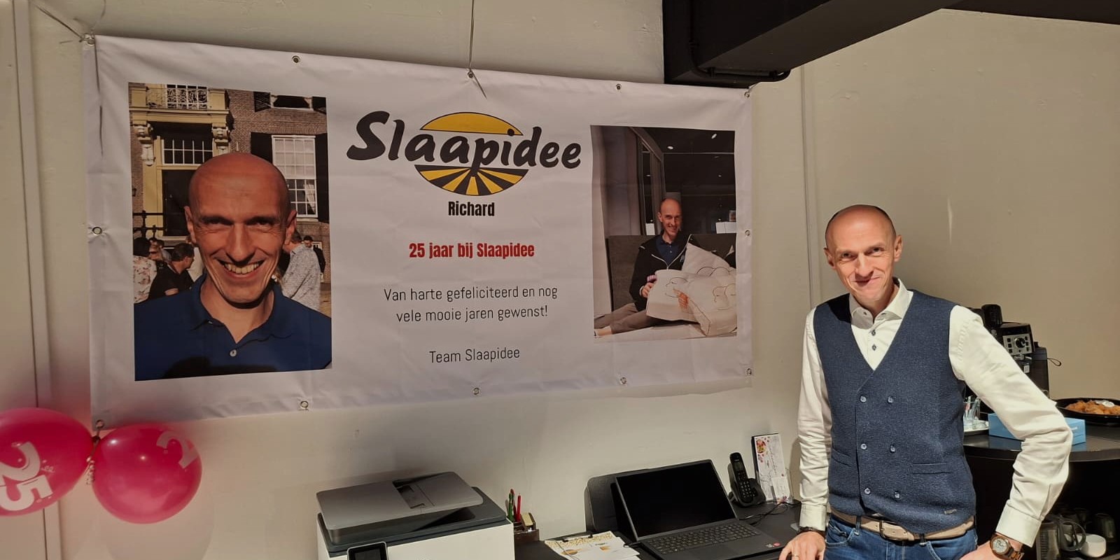 Foto: Richard 25 jaar bij Slaapidee: “Slapen is essentieel!”