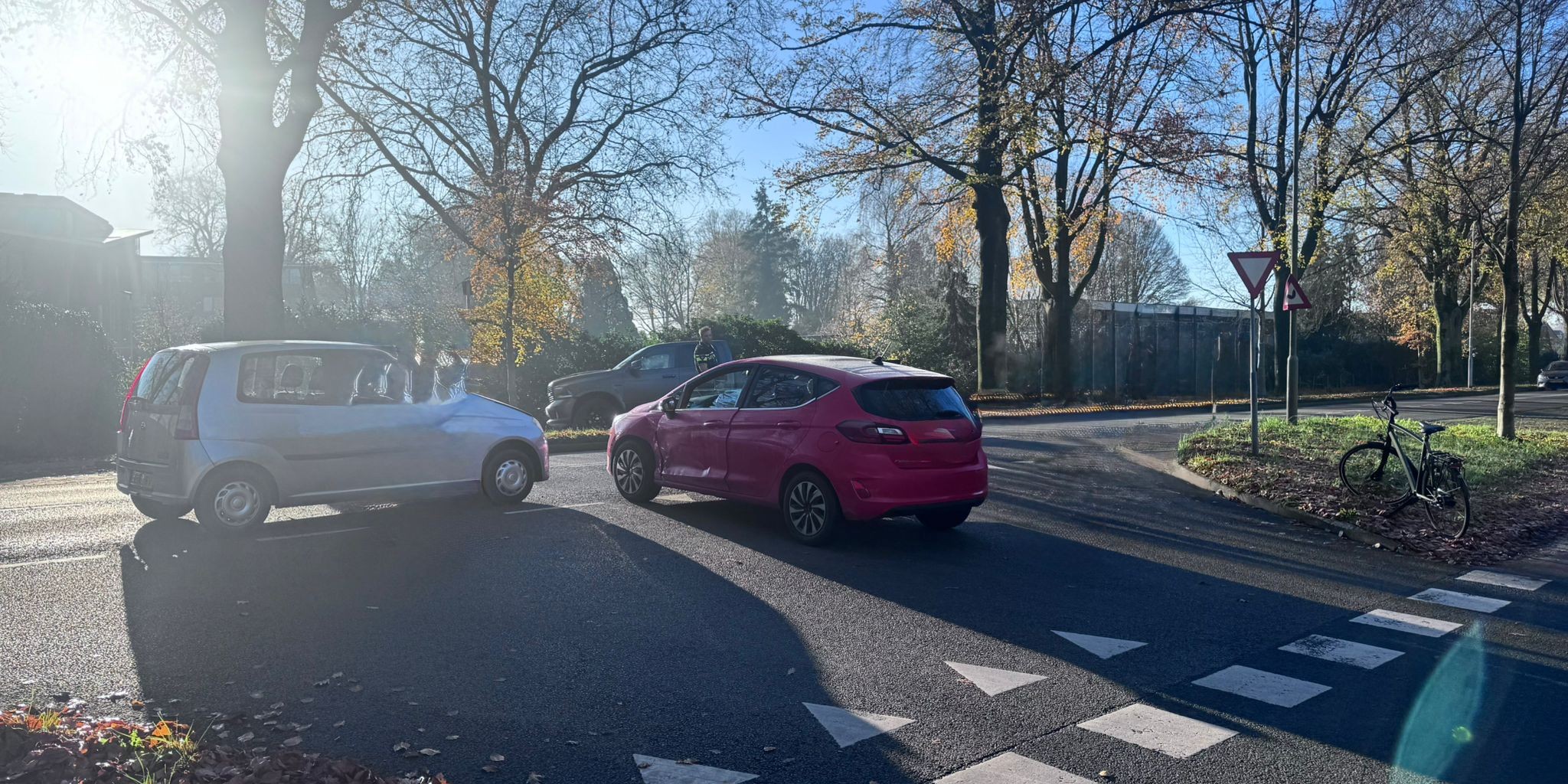 Foto: Ongeval kruising Elburgerweg en Zwolsewegje 