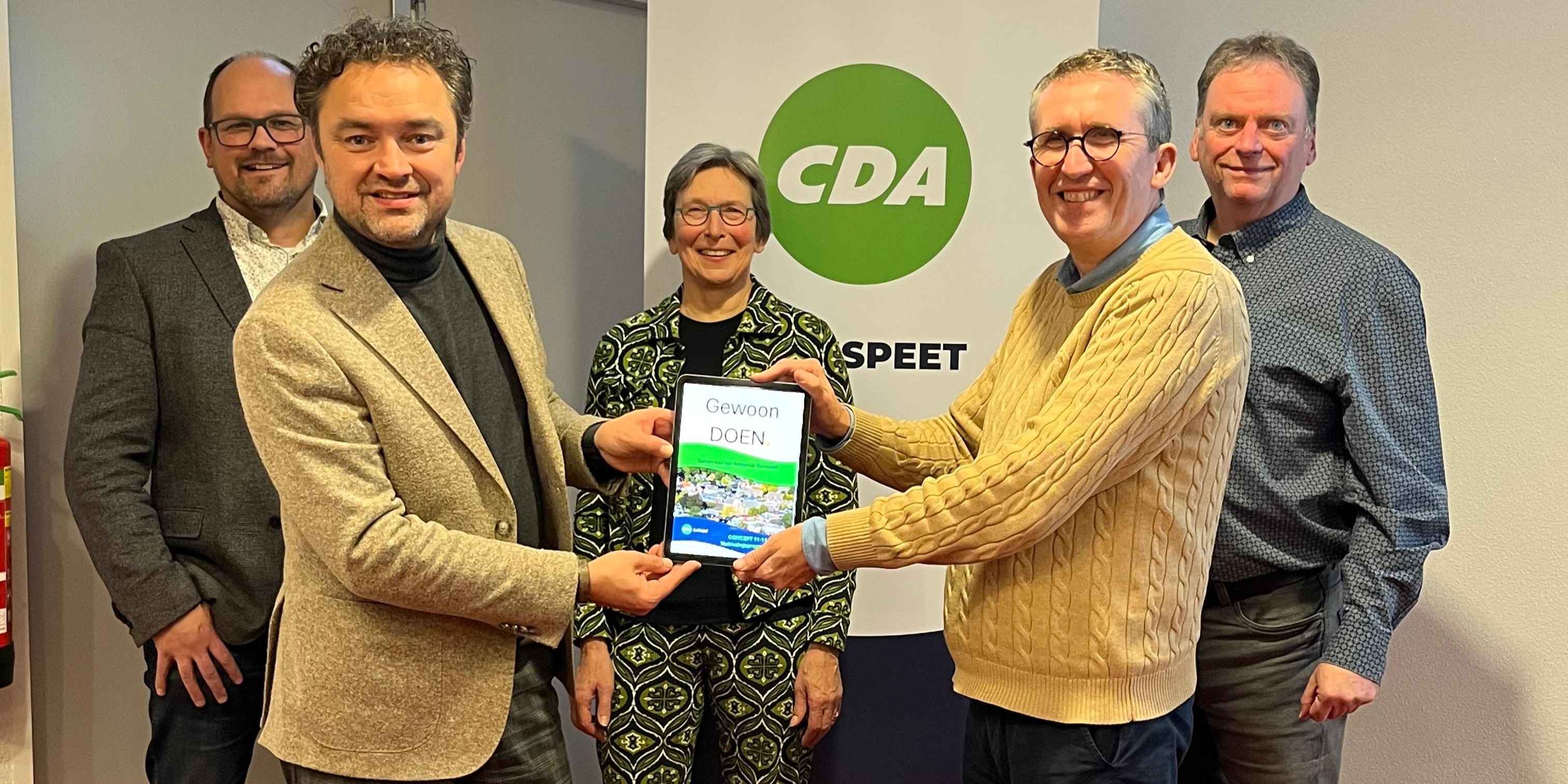 Foto: Wichert Stoffer is lijsttrekker bij CDA Nunspeet en staat open voor nieuw termijn als wethouder