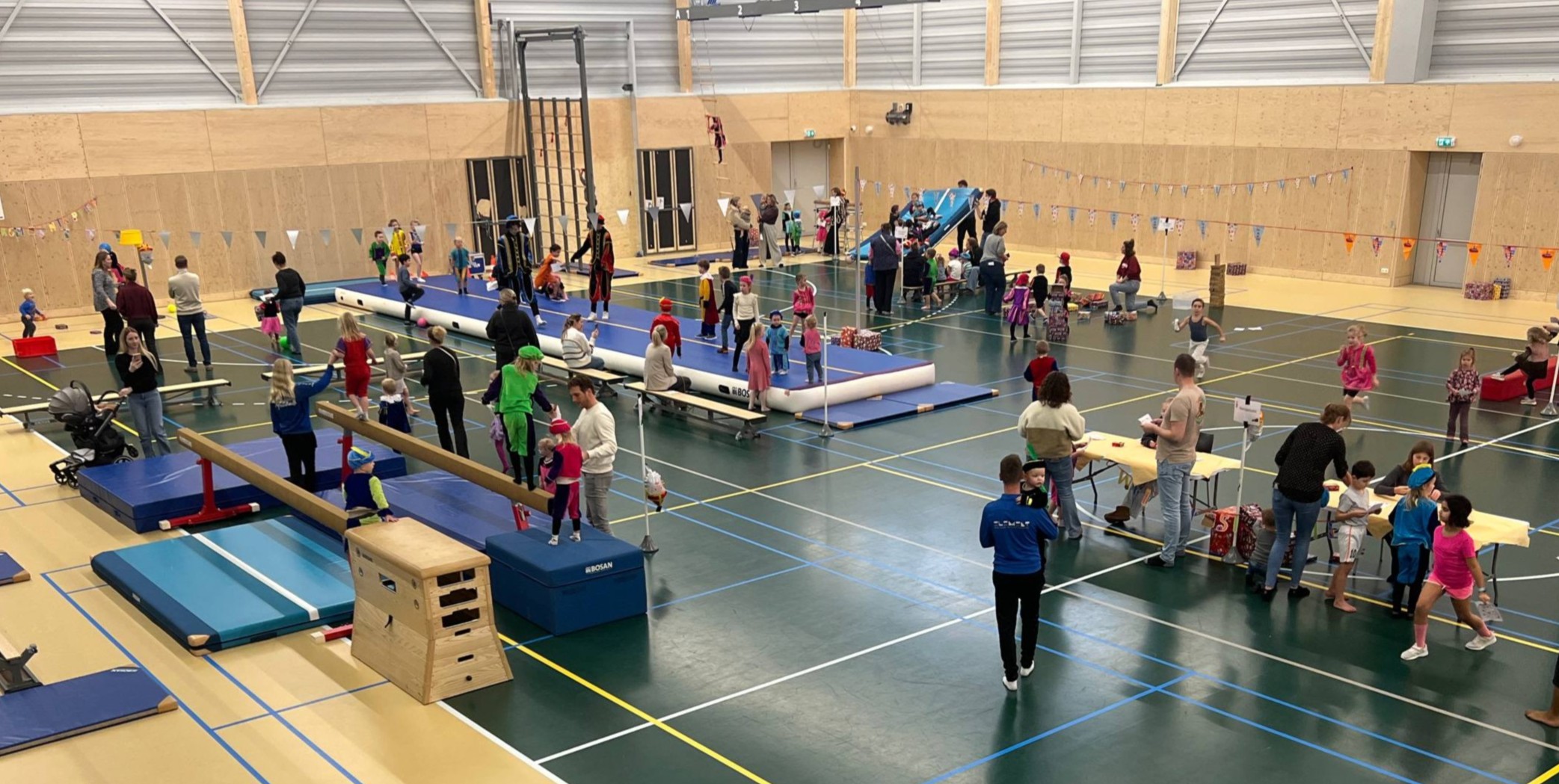 Foto: Recordopkomst bij de jaarlijkse Pietengym