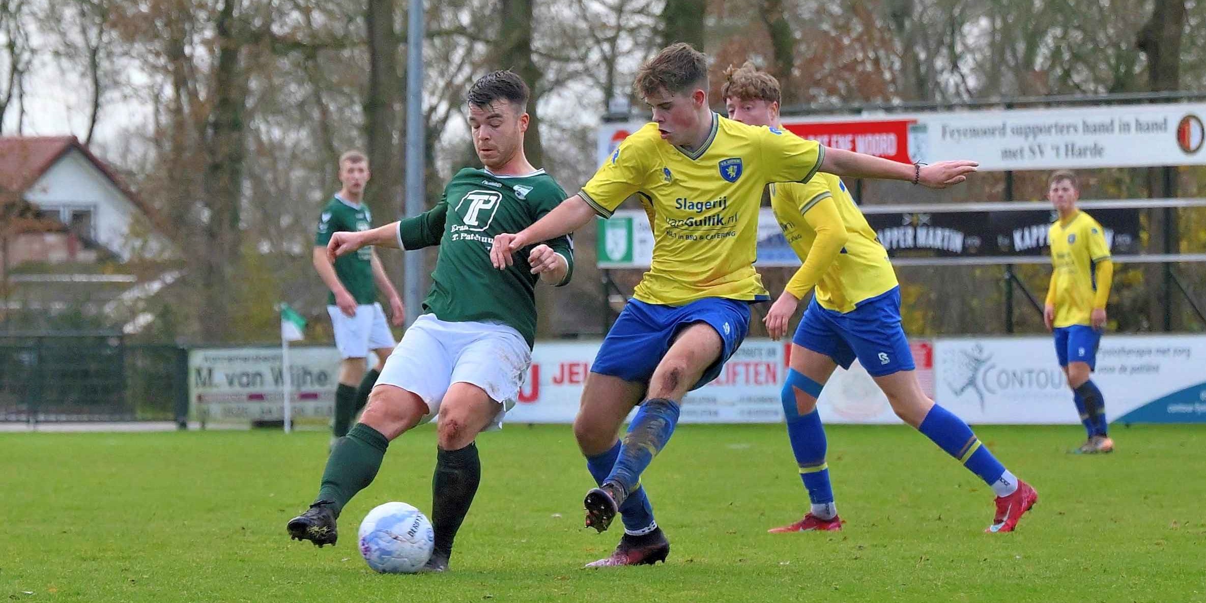 Foto: Een zure maar terechte nederlaag voor S.V. 't Harde