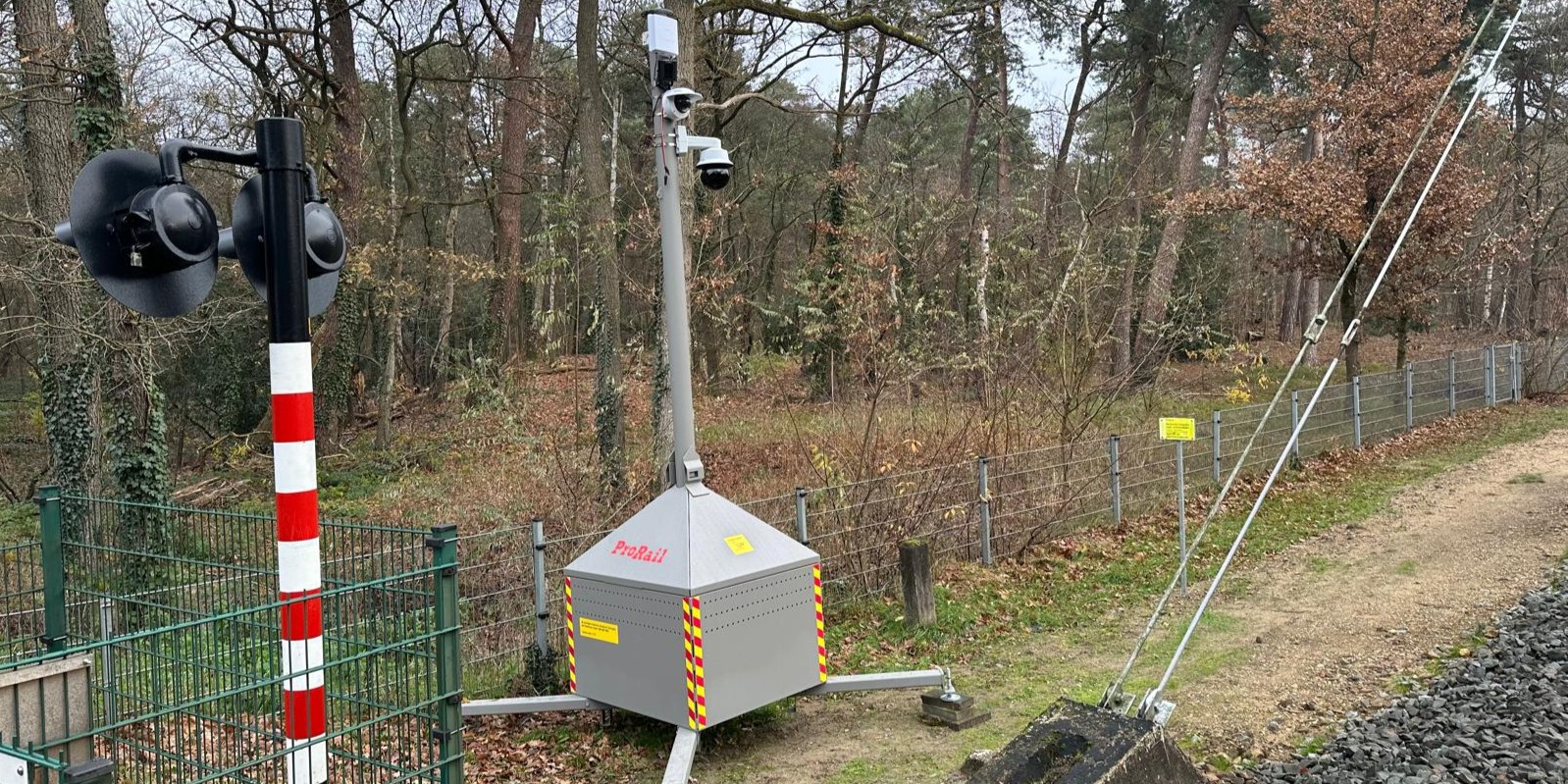 Foto: Dit is waarom er camera's staan bij de spoorovergang aan het Groenelaantje
