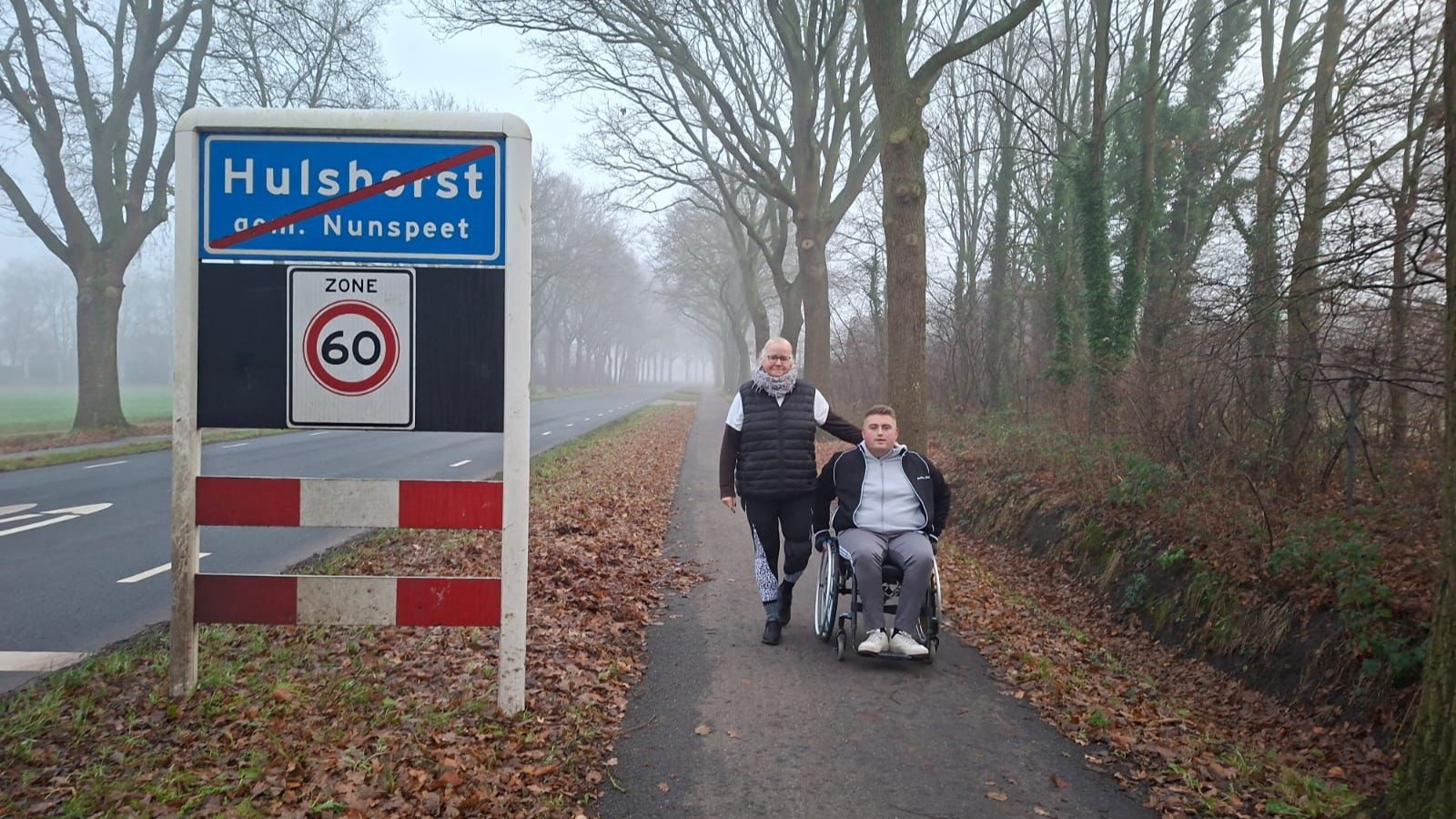 Foto: Timo en zijn moeder onderweg naar Den Bosch: ‘We moeten blijven strijden’