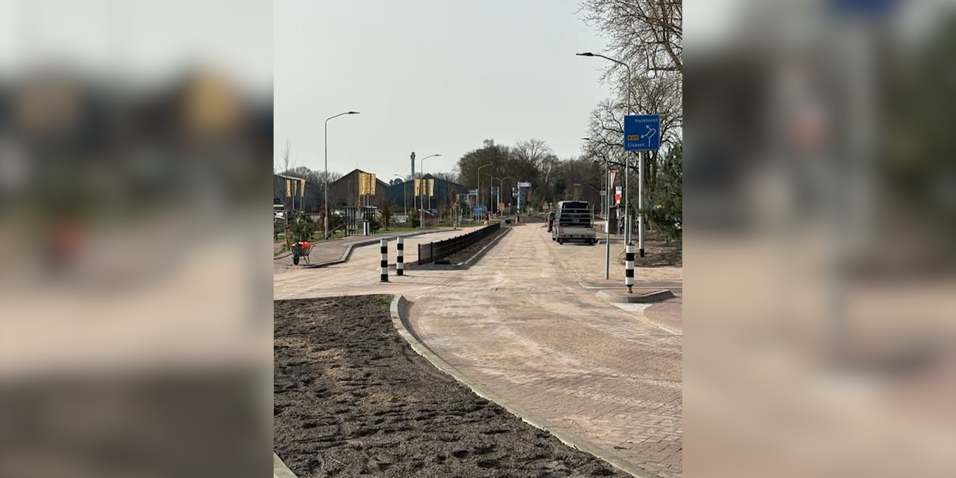 Foto: F.A. Molijnlaan na werkzaamheden weer open