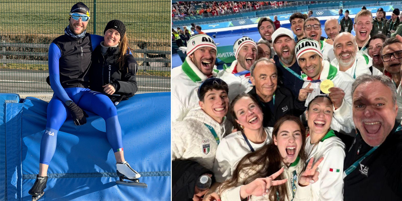 Foto: Elspeetse Yvette beleeft droommoment: haar Italiaanse vriend pakt goud op de Spelen