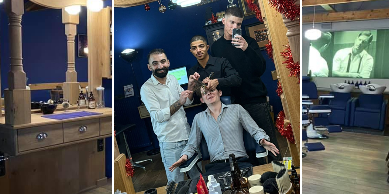 Foto: Vier barbers halen onverwachts duizenden euro’s op en dit doen ze ervoor terug