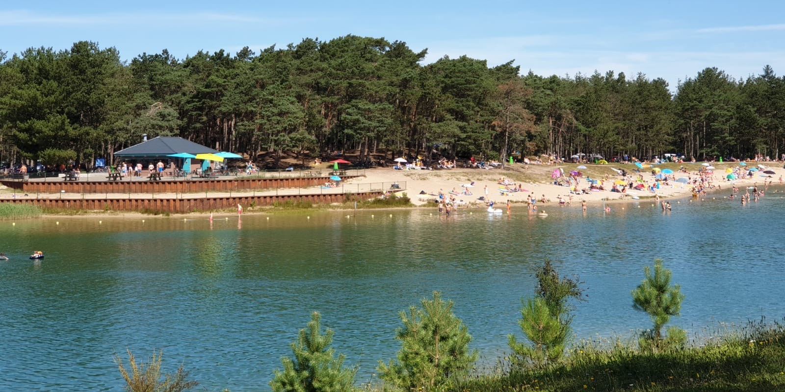 Foto: Meer bezoekers voor recreatiegebieden rond Nunspeet, groei vooral bij Veluwe aan Zee