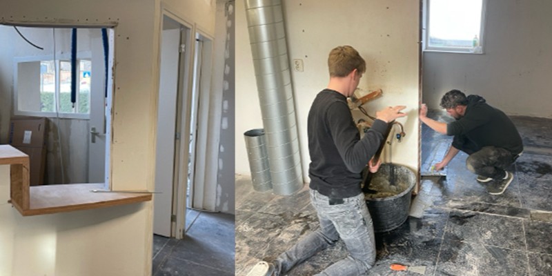Foto: SWN op koers met verbouwing nieuwe locatie aan de Laan