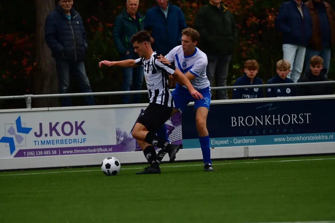 Foto: vv Elspeet laat winst glippen tegen WZC