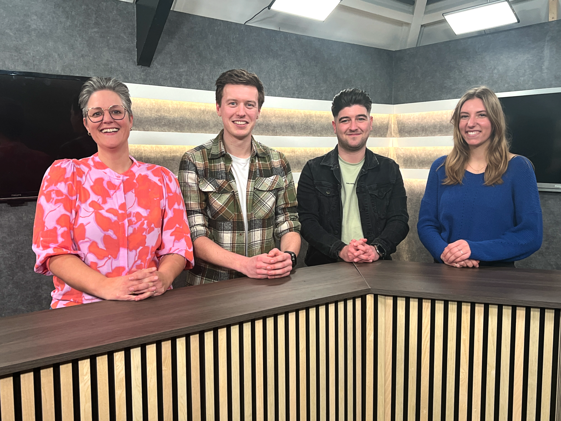 Foto: Nieuwe streekredactie Veluwe Randmeer MediaGroep van start