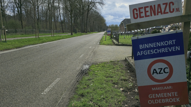 Foto: Dikke streep door asielzoekerscentrum op korte termijn in Oldebroek