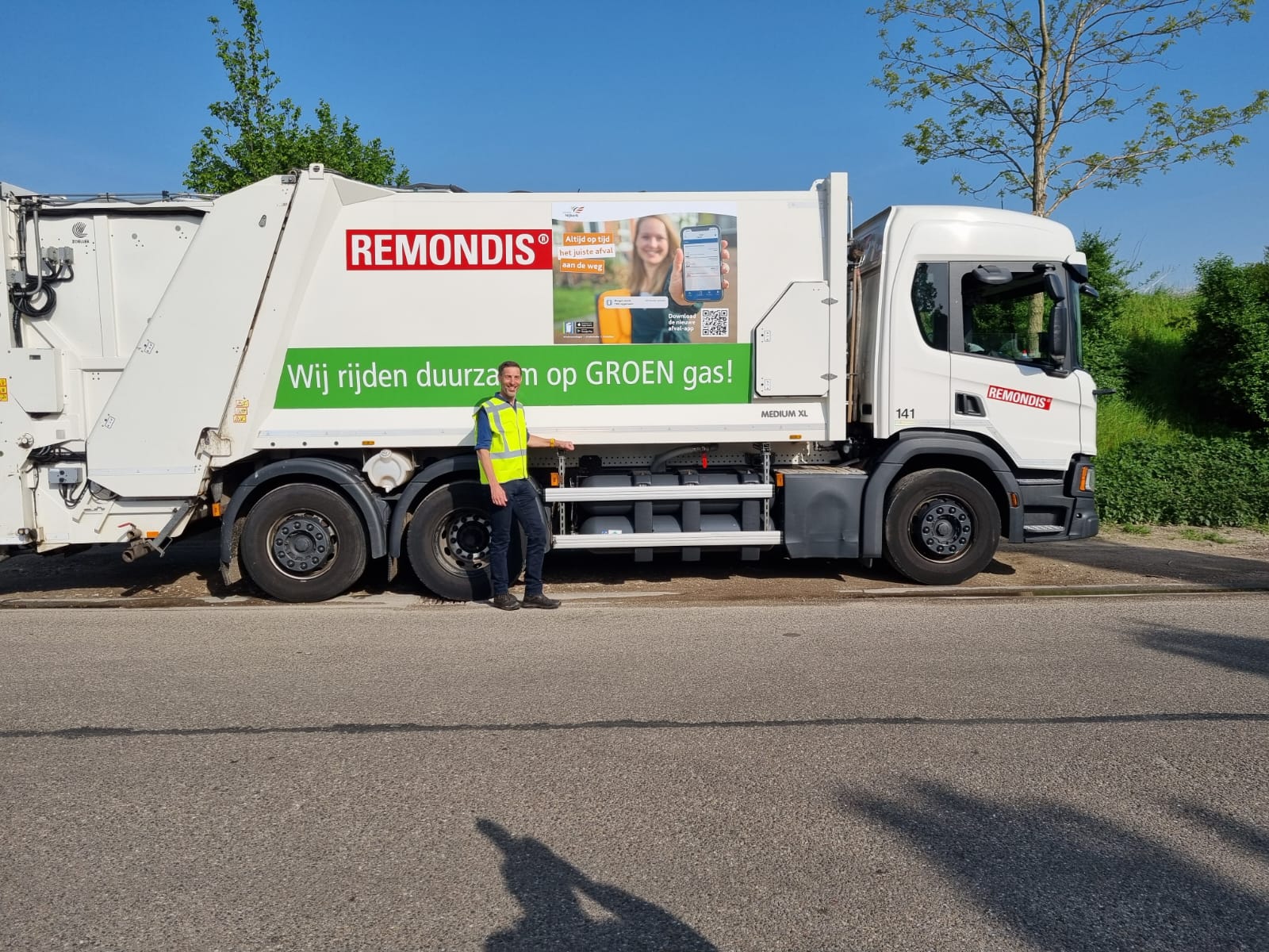 Foto: Nijkerk let op: nieuwe app ophalen huisafval