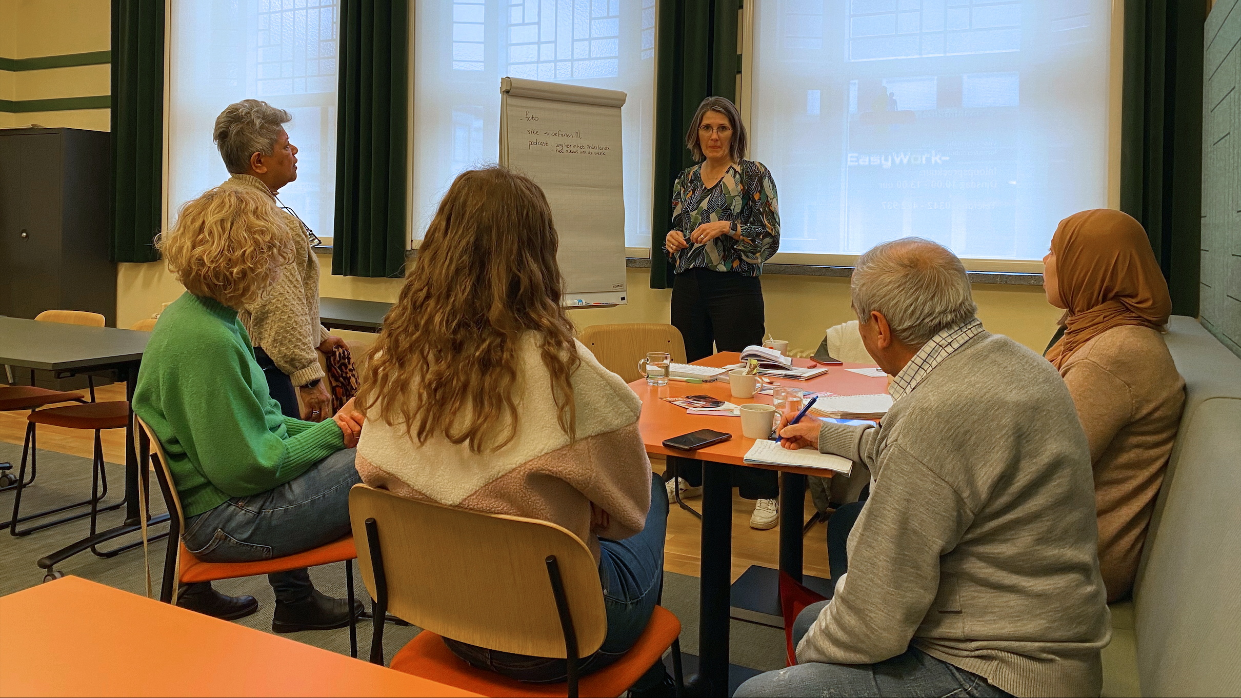 Foto: Oefenen met de Nederlandse taal? Dat kan in Voorthuizen