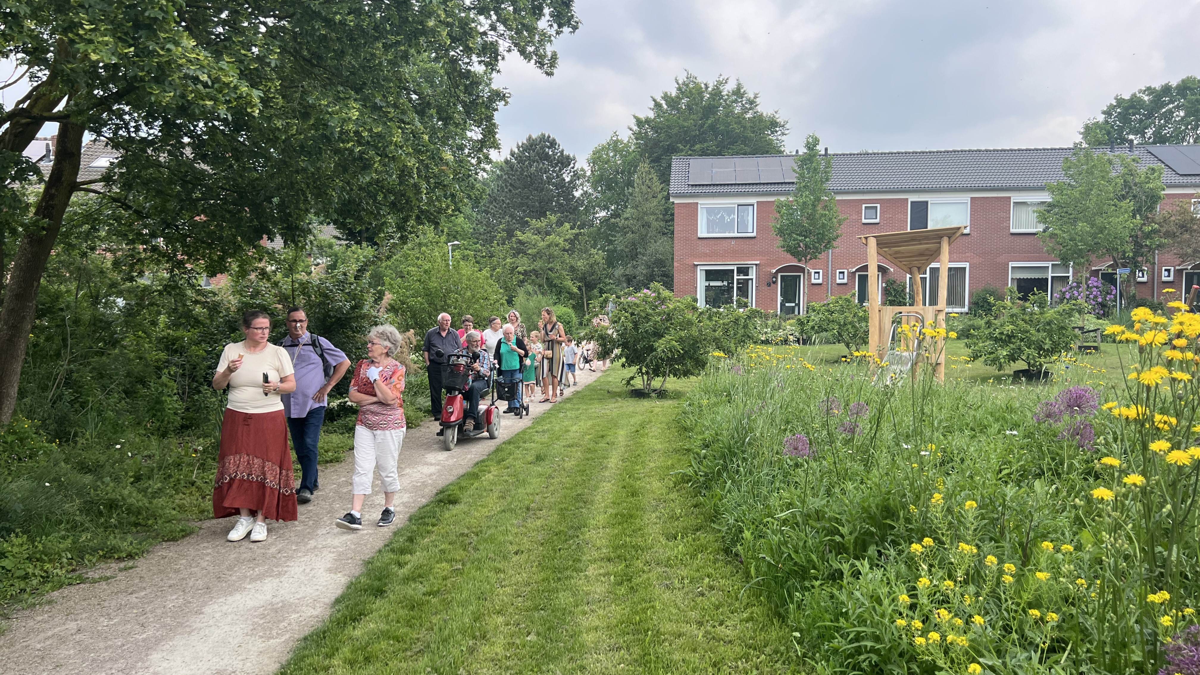 Foto: Nieuwe Groenzone in Ermelo zorgt voor meer biodiversiteit