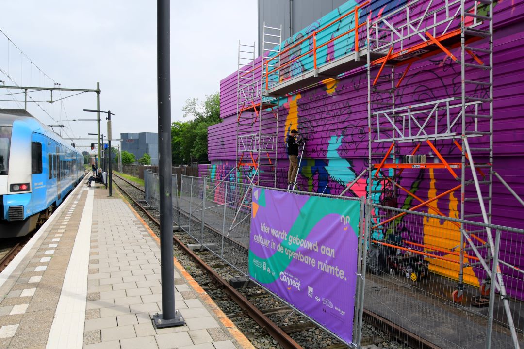 Foto: Kleurrijk welkom in Barneveld