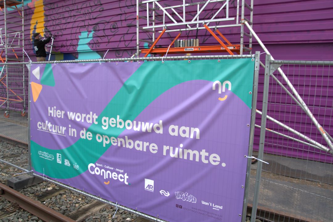 Foto: Kleurrijk welkom in Barneveld