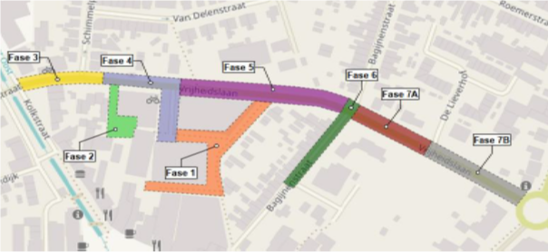 Foto: Vrijheidslaan Nijkerk afgesloten vanwege herinrichting