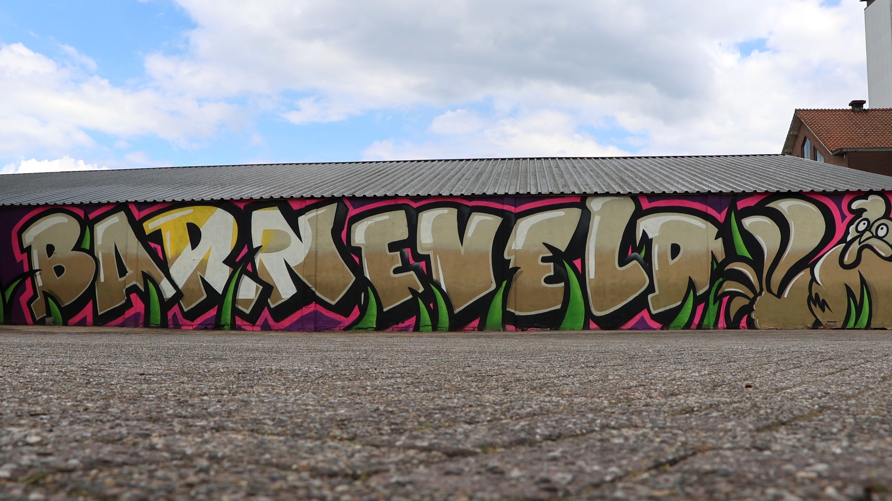 Foto: Street art bij station Barneveld onthuld