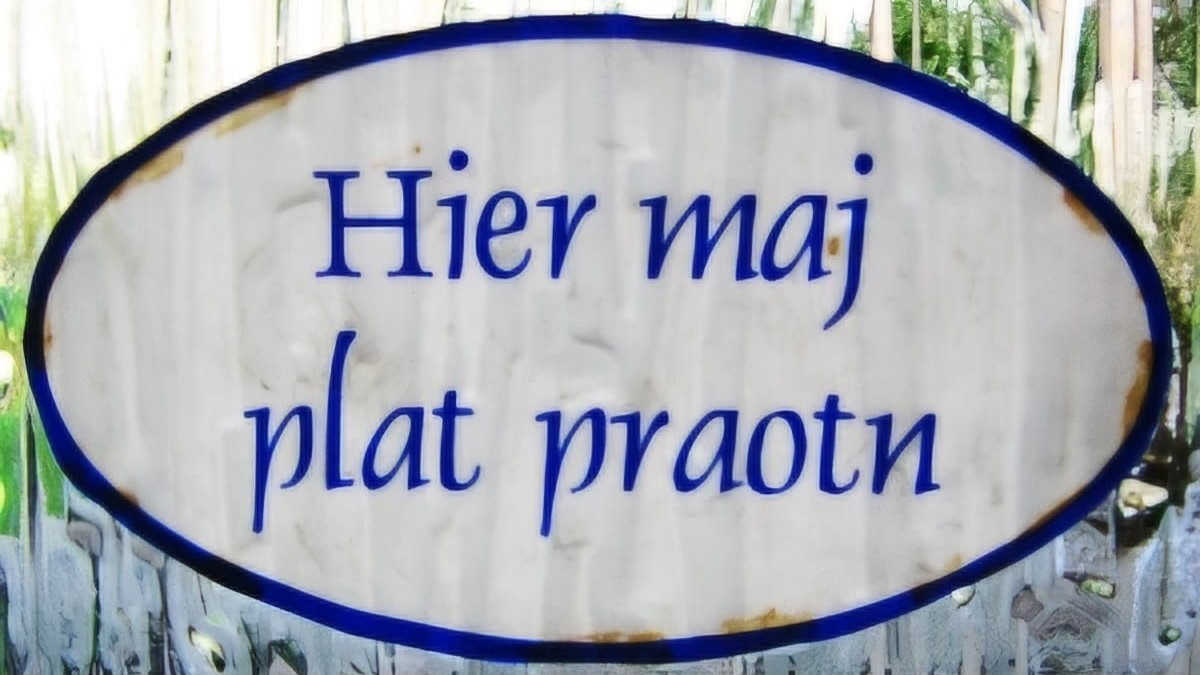 Foto: 'Ik komme uut Oldebroek en praote dialect, door bin ik trots op!'
