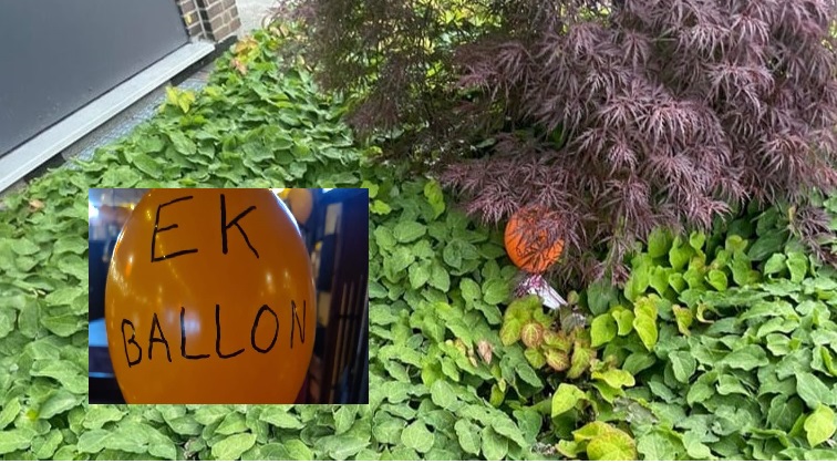 Foto: Wezepse EK-ballon legt avontuur af, geland in het Duitse Bielefeld