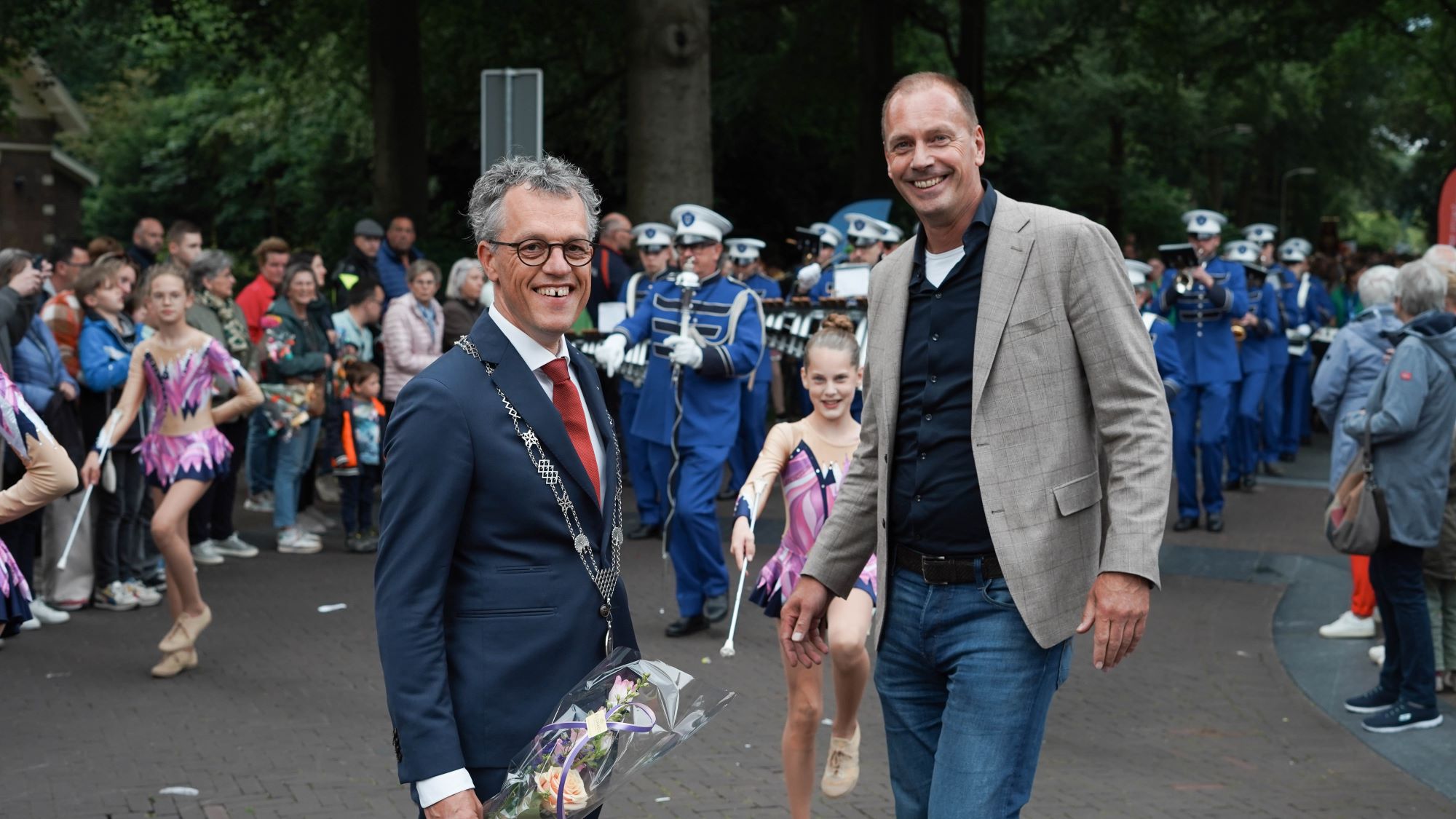 Foto: Wandelaars Ermelose Avond4Daagse feestelijk onthaald