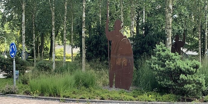 Foto: Vier nieuwe stalen Romeinen in Ermelo