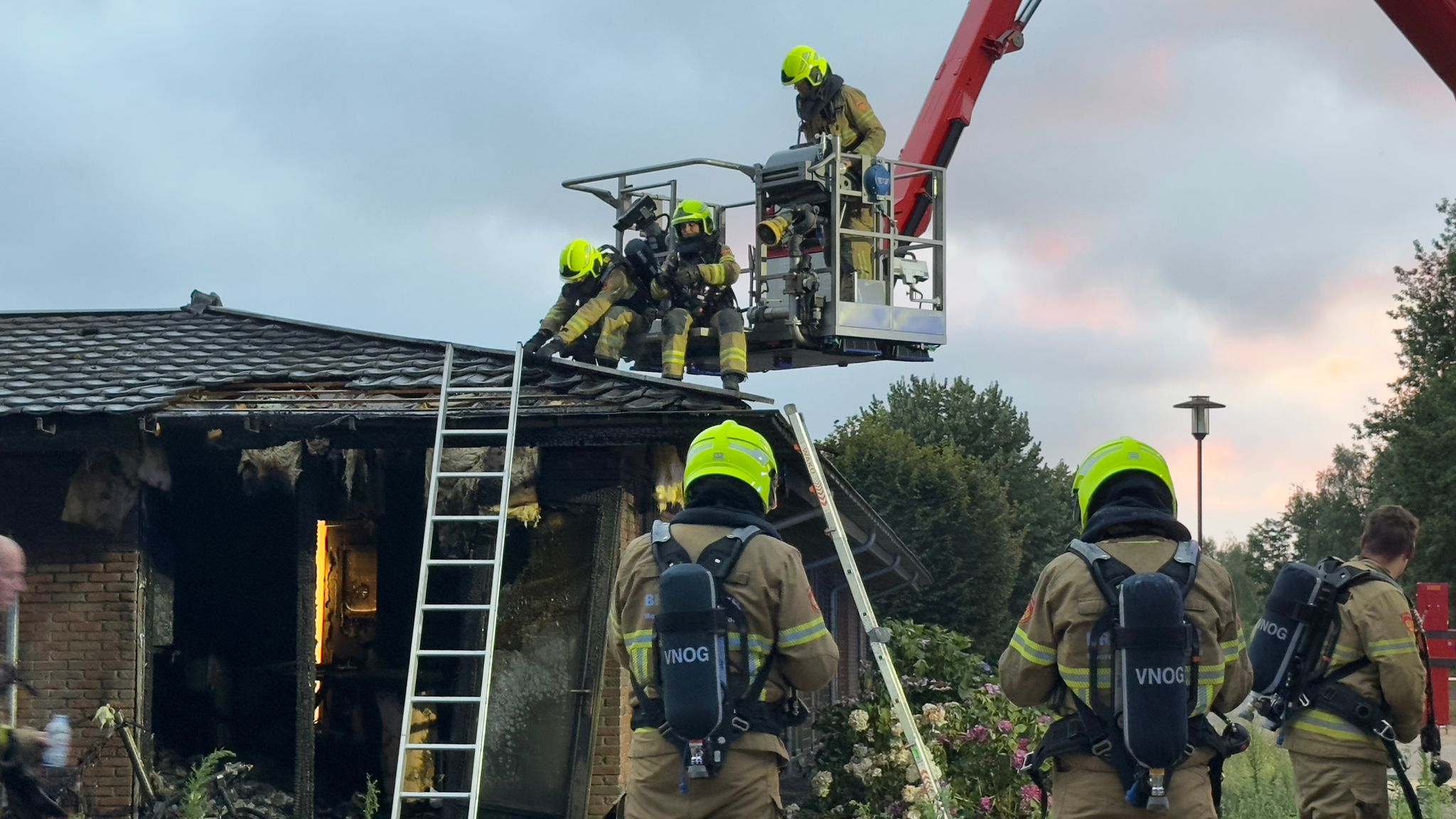 Foto: Update: Grote brand in GGZ-kliniek in Ermelo geblust