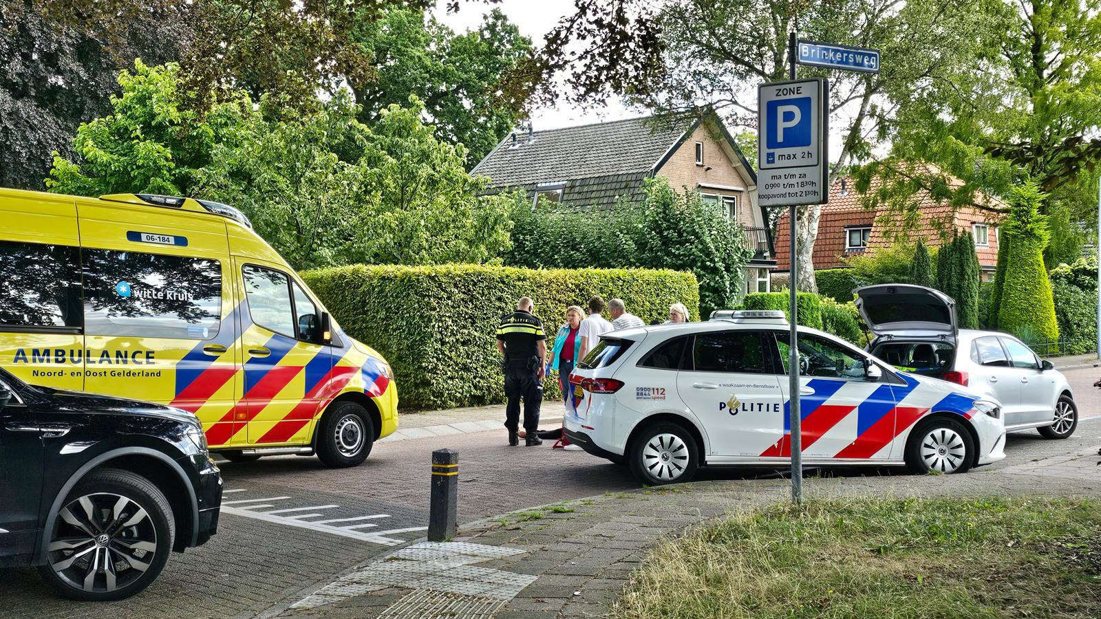 Foto: Vrouw gewond na eenzijdig ongeval met bakfiets