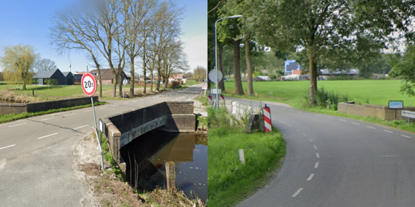 Foto: Twee bruggen aan de Stoutenburgerweg worden vervangen