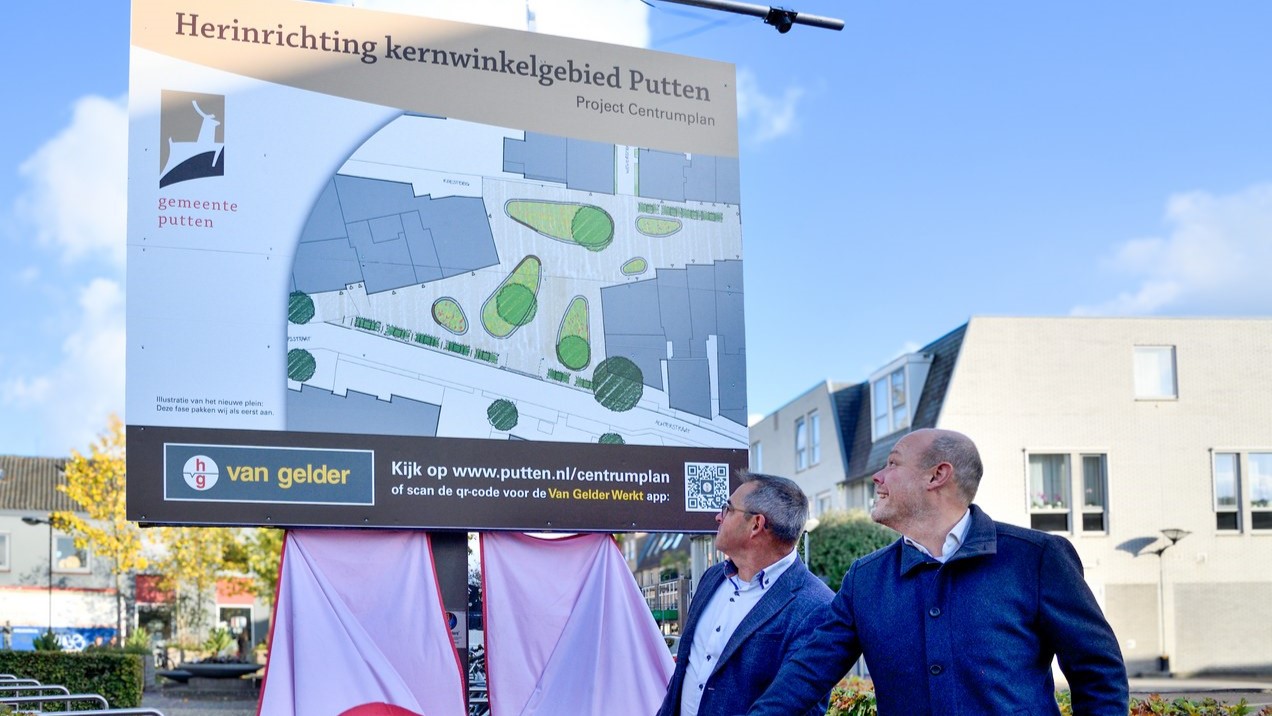 Foto: Herinrichting centrum Putten officieel van start