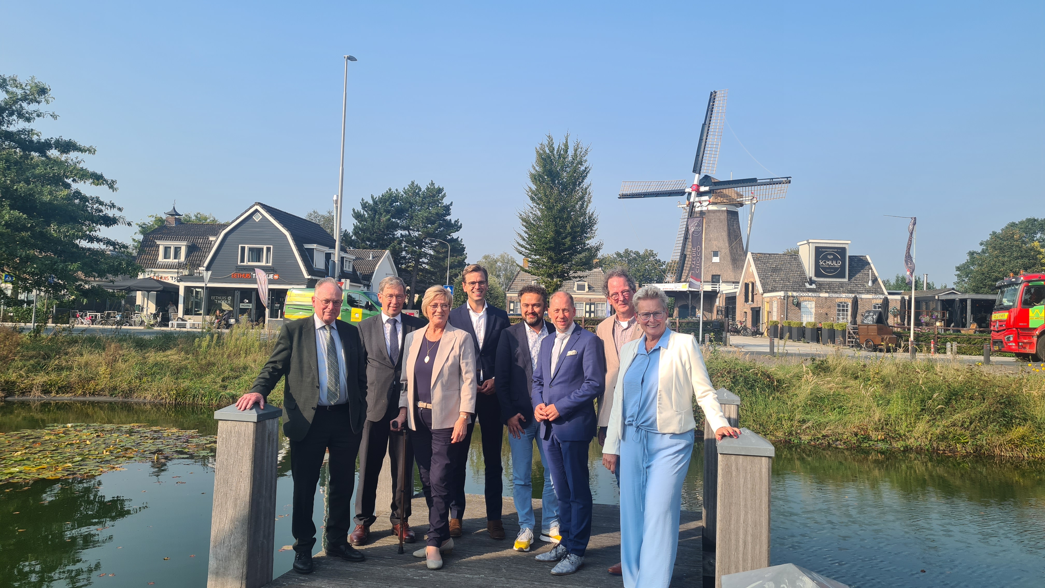 Foto: Week van burgemeester Rozendaal, thema van donderdag: 'Door samenwerking kom je verder'
