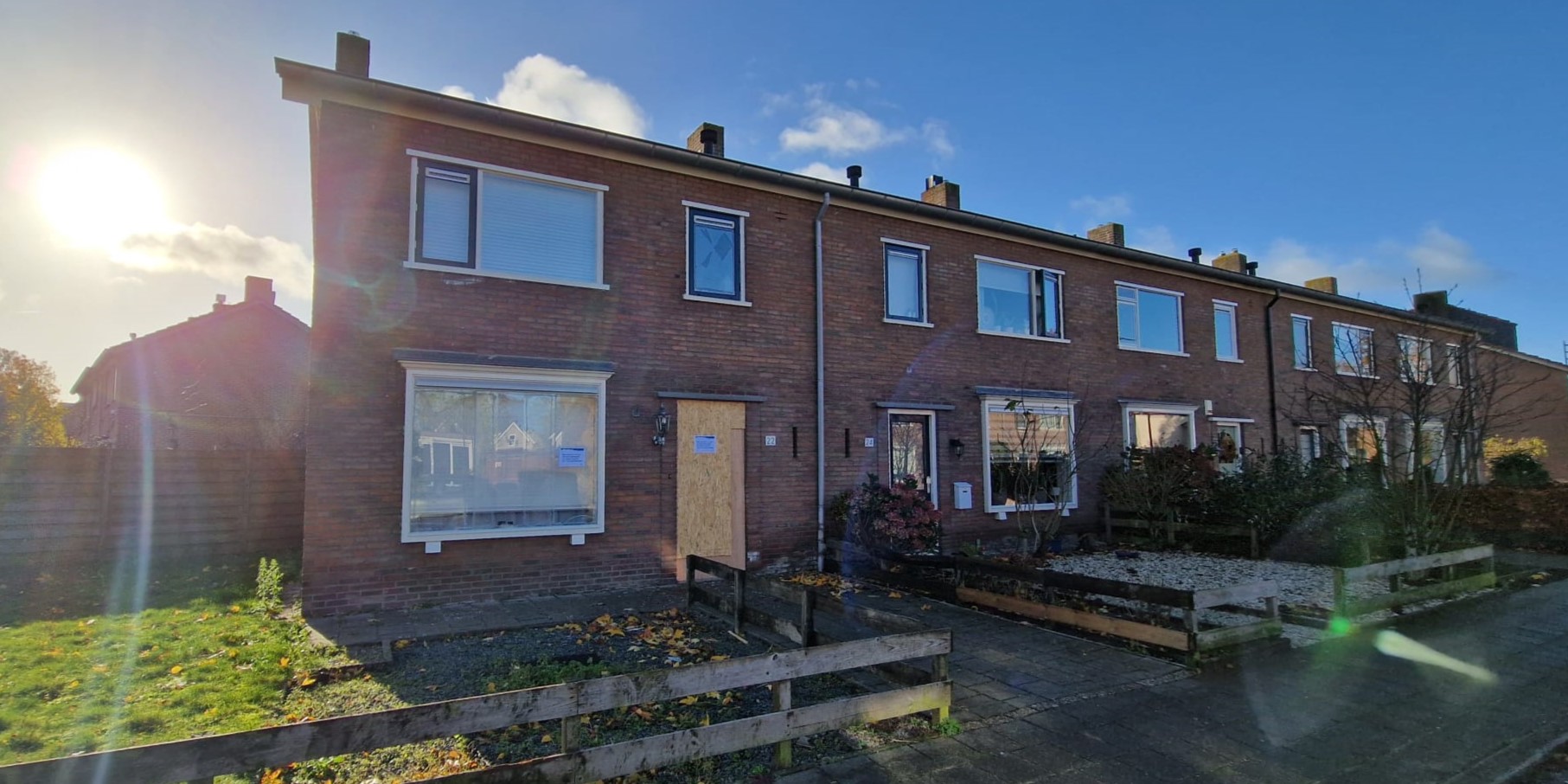 Foto: Twee explosies in één nacht in woningen Nijkerk